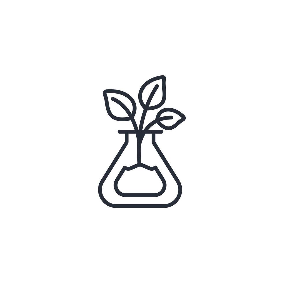 biology icon. .Editable stroke.linear style sign for use web design,logo.Symbol illustration. vector