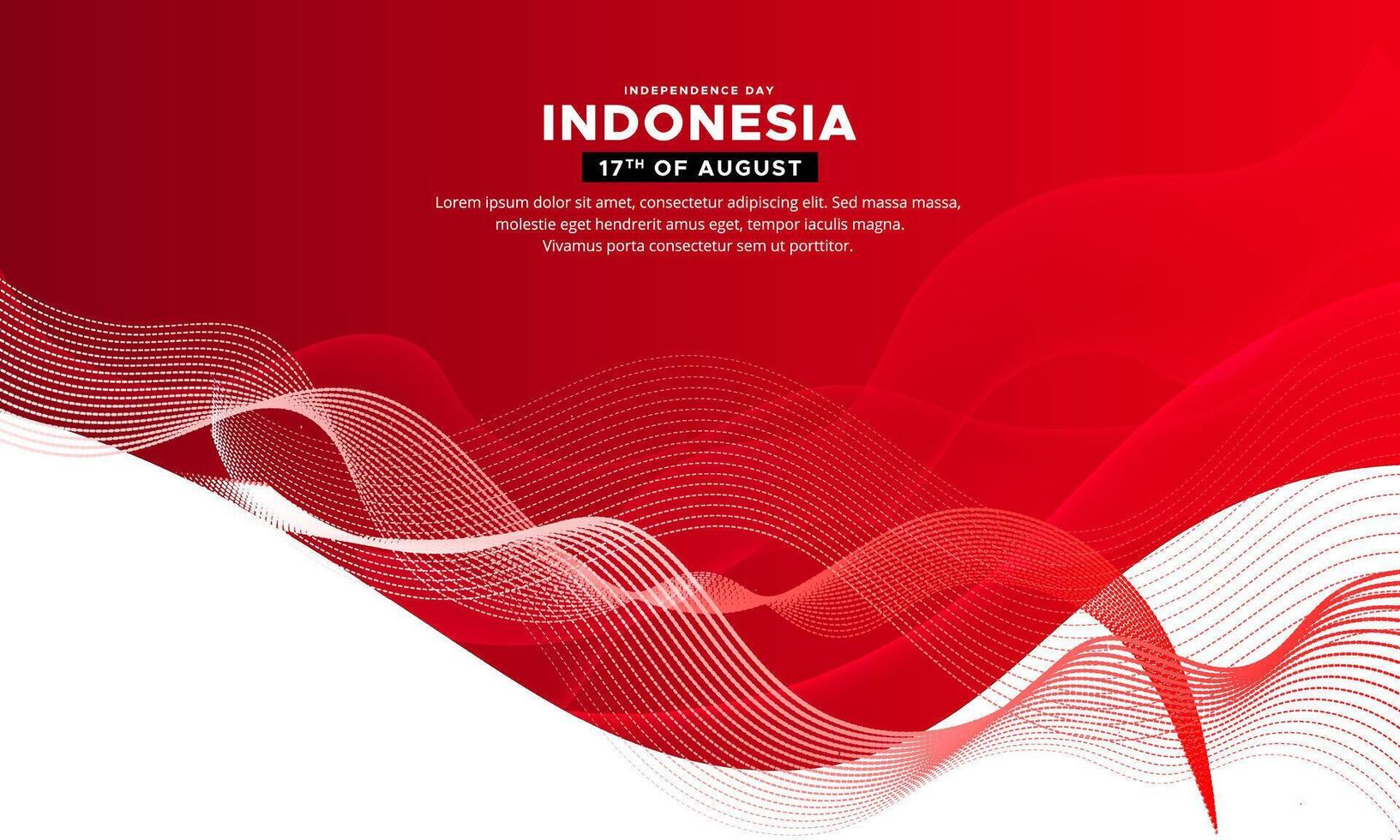 Happy independence day Indonesia background. 79th Indonesia independence day vector