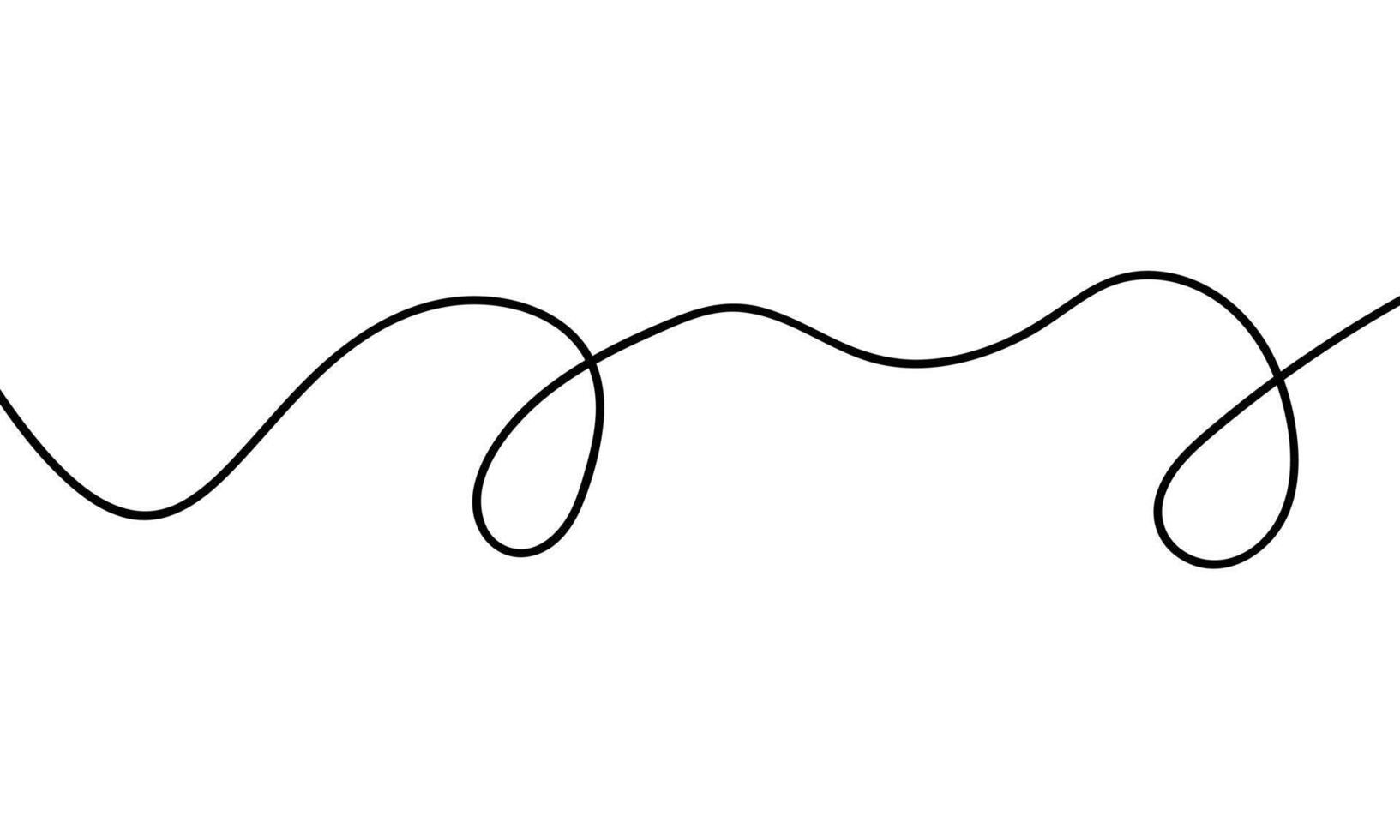 abstract wavy line pattern with curved vector