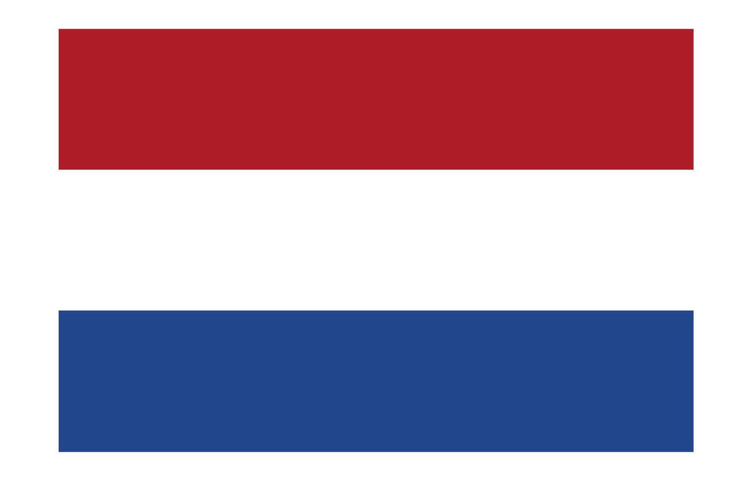 Netherlands flag design vector