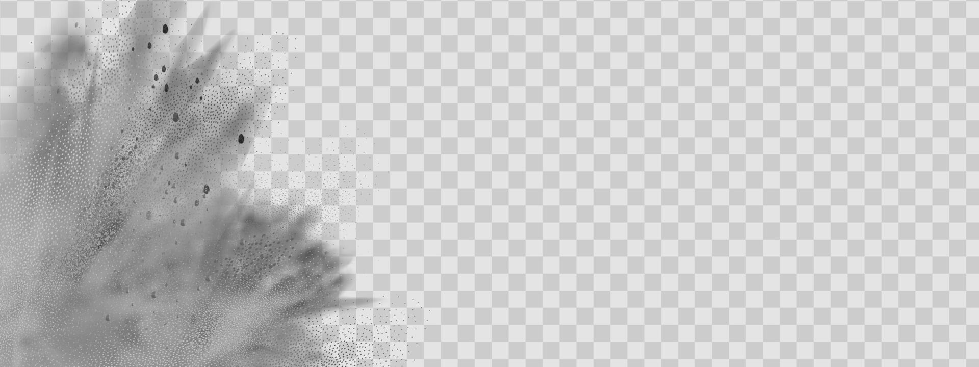 background of a sand explosion with dirt and cloud smoke. Brown sandstorm splash and dirty ground with a textured wind effect.Yellow flying particles and stone. vector