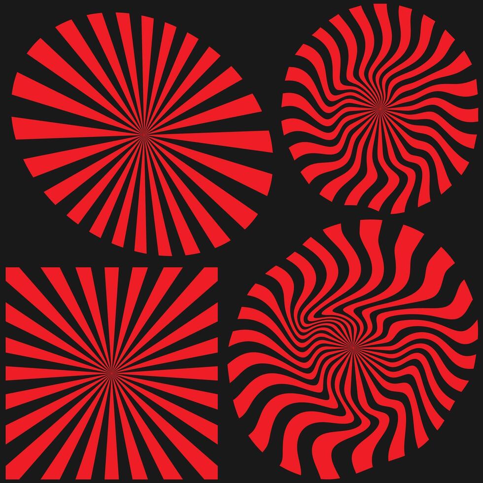 Psychedelic Spiral Background isolated vector