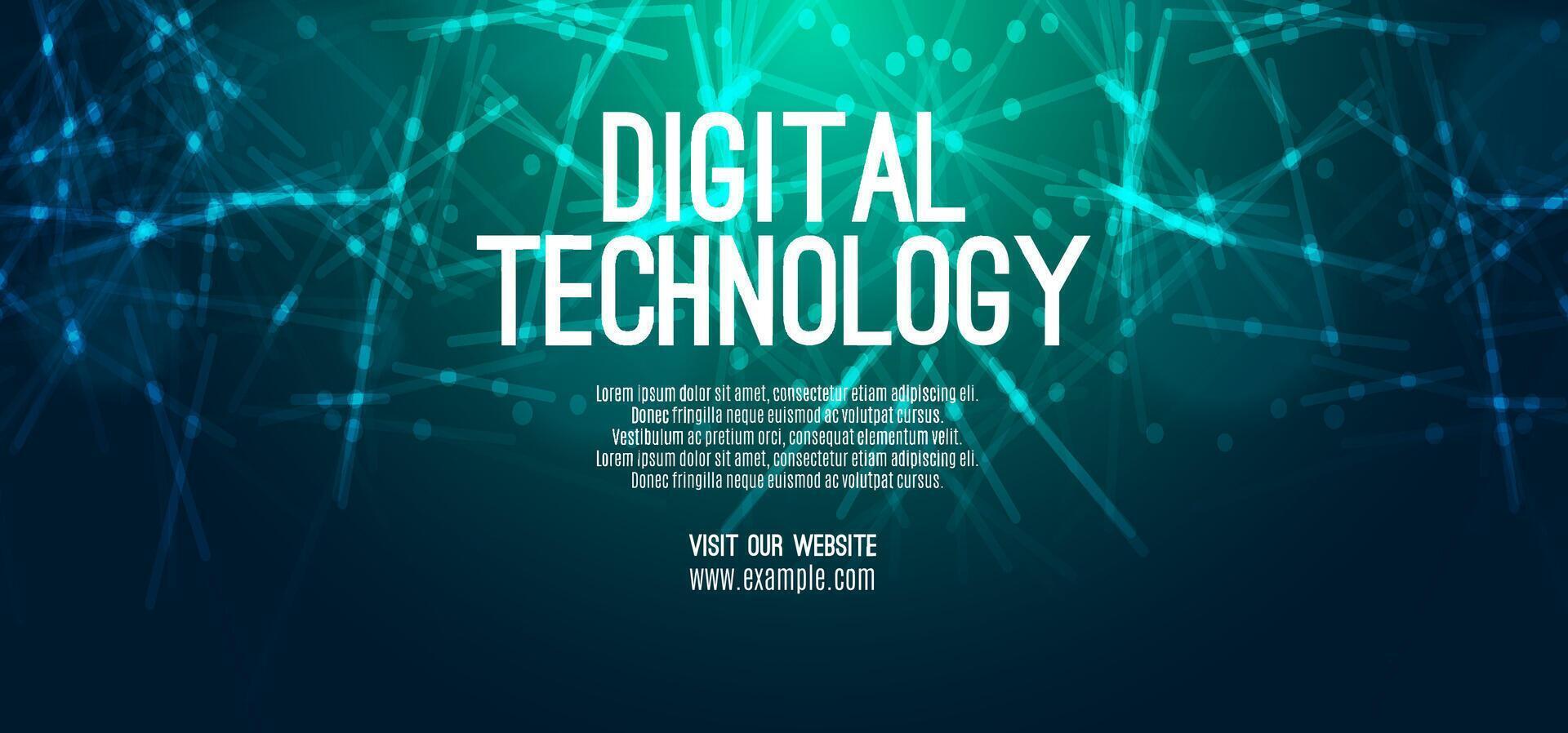 Digital technology speed connect blue green background, cyber nano information, abstract communication, innovation future tech data, internet network connection, Ai big data, line dot illustration vector