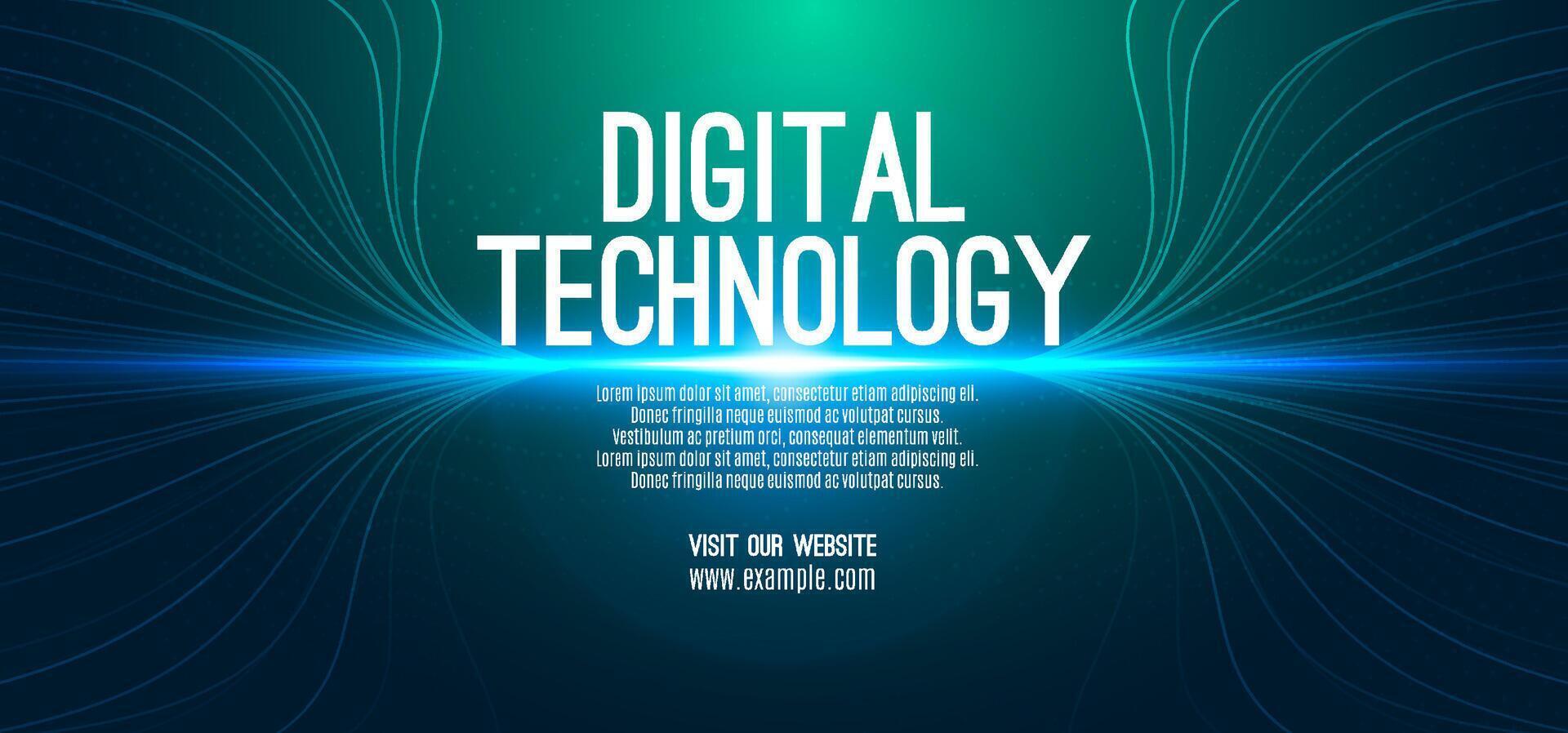 Digital technology speed connect blue green background, cyber nano information, abstract communication, innovation future tech data, internet network connection, Ai big data, line dot illustration vector