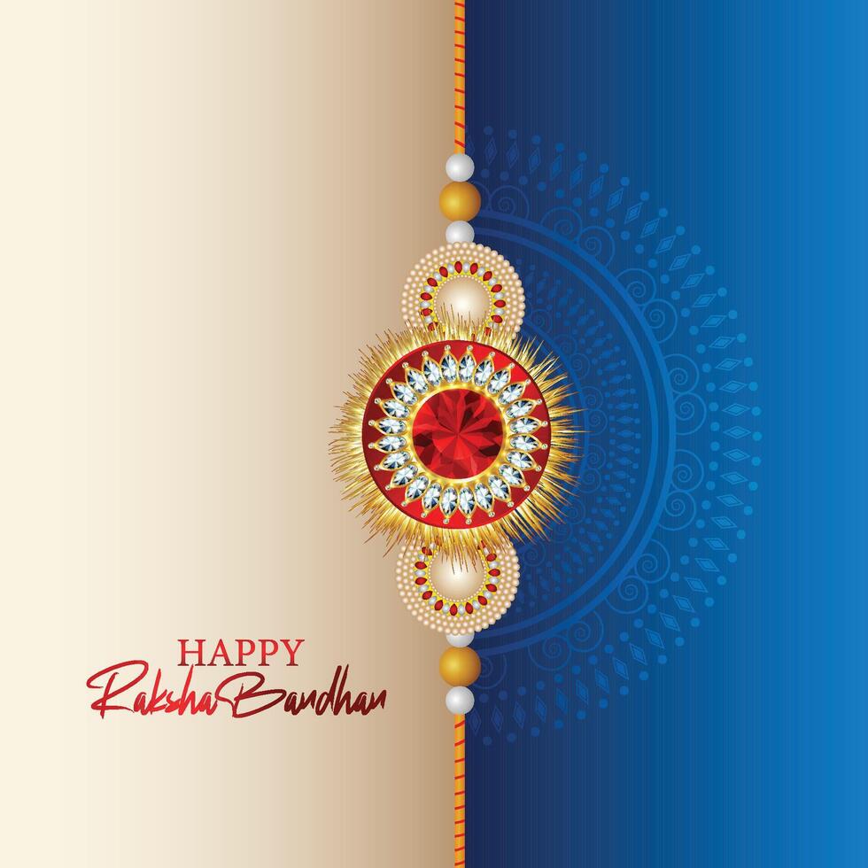 Raksha bandhan celebration banner background vector