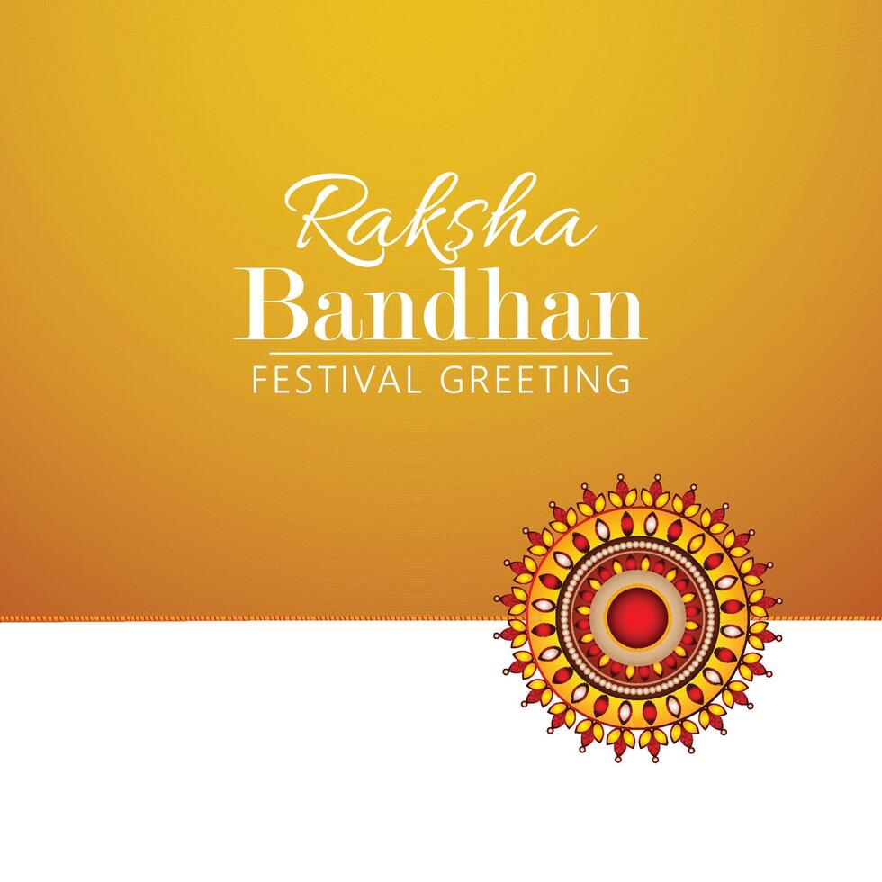 Raksha bandhan celebration banner background vector