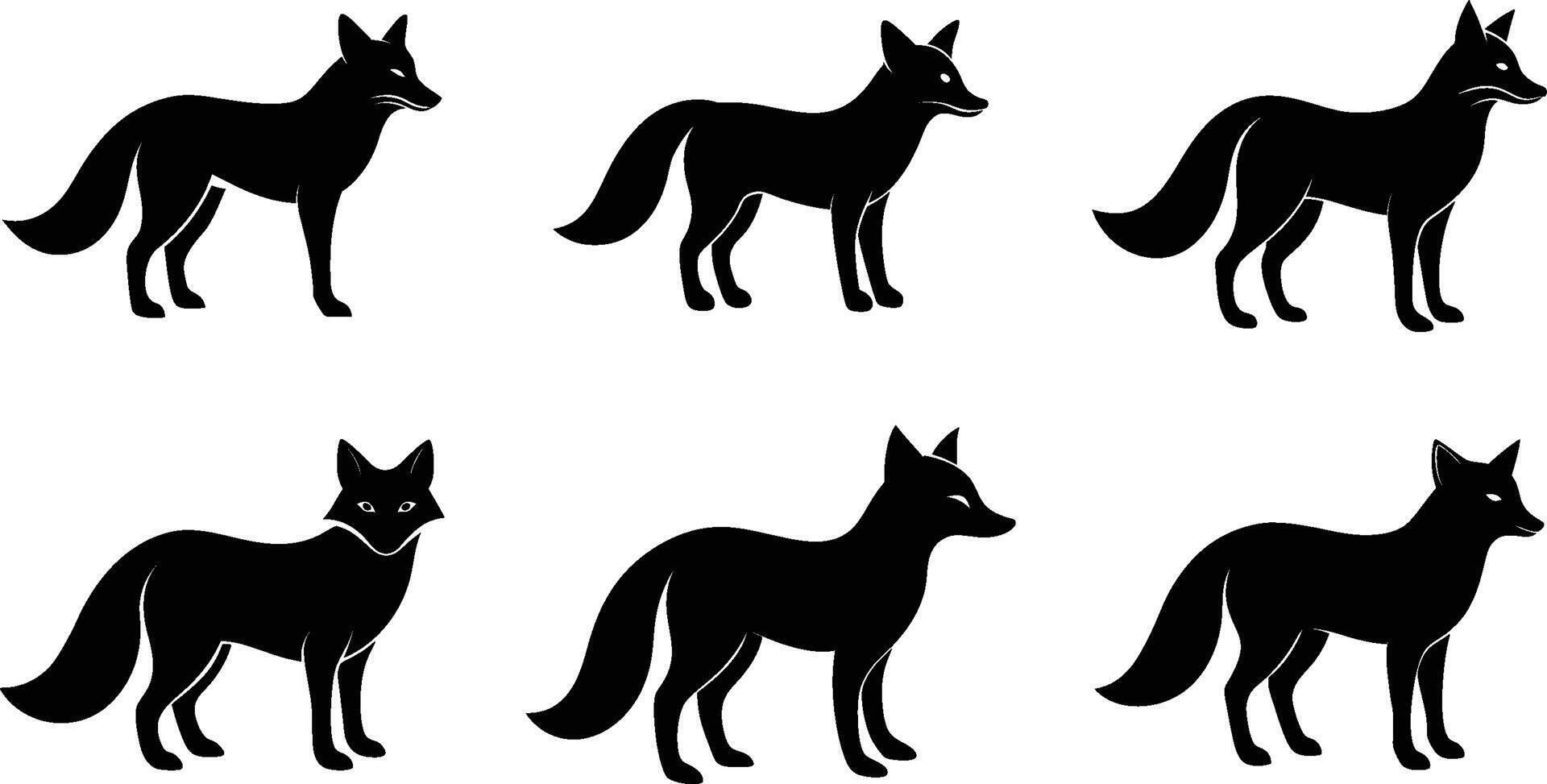 Fox graphic art vector