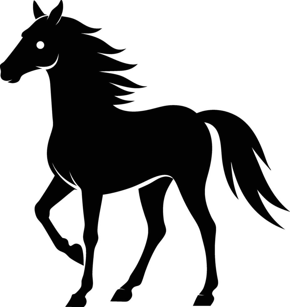 Majestic Horse Illustration Graceful Equine Art for Design Projects vector