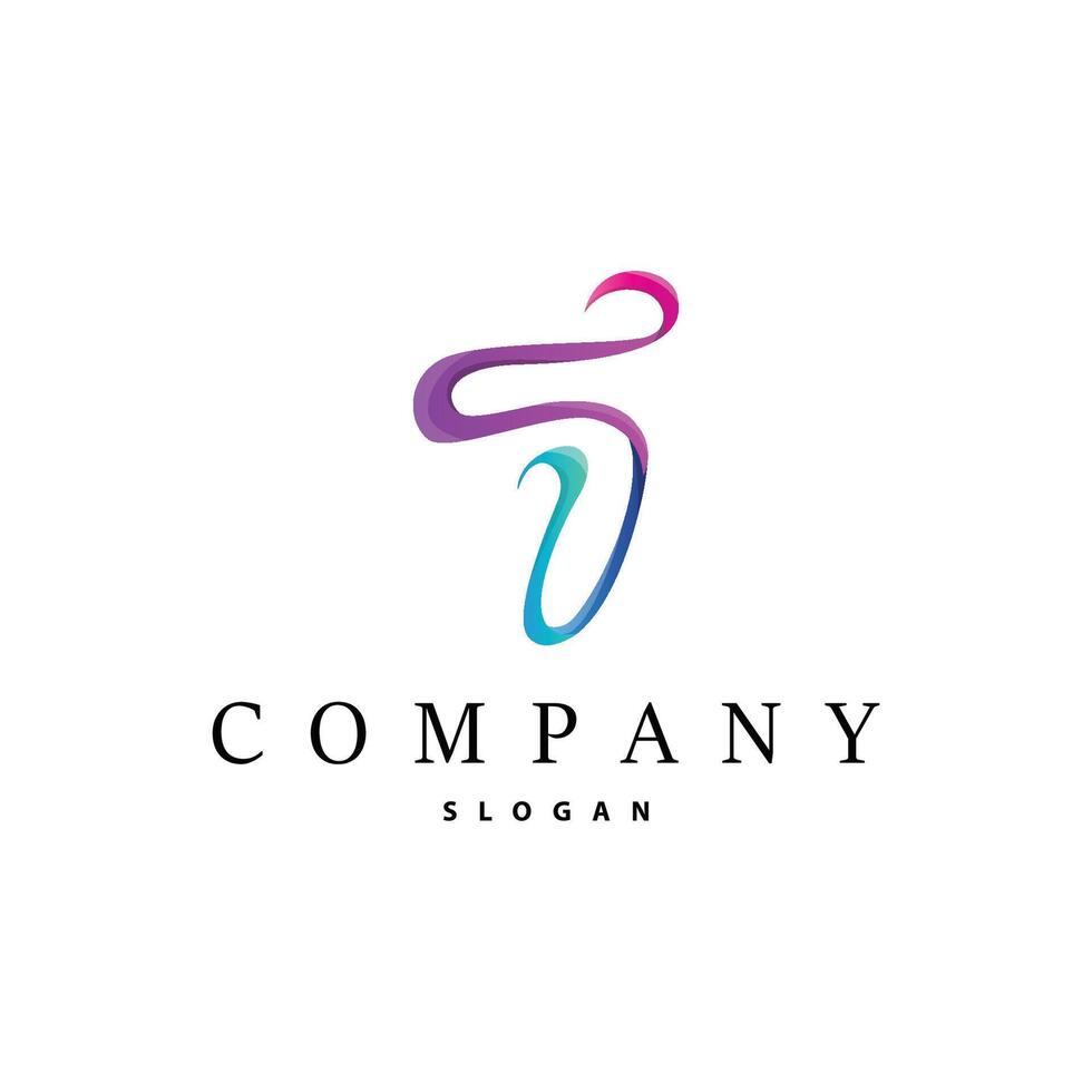 Initial T Letter Alphabet Logo Modern and Luxury Design Icon Template Element vector