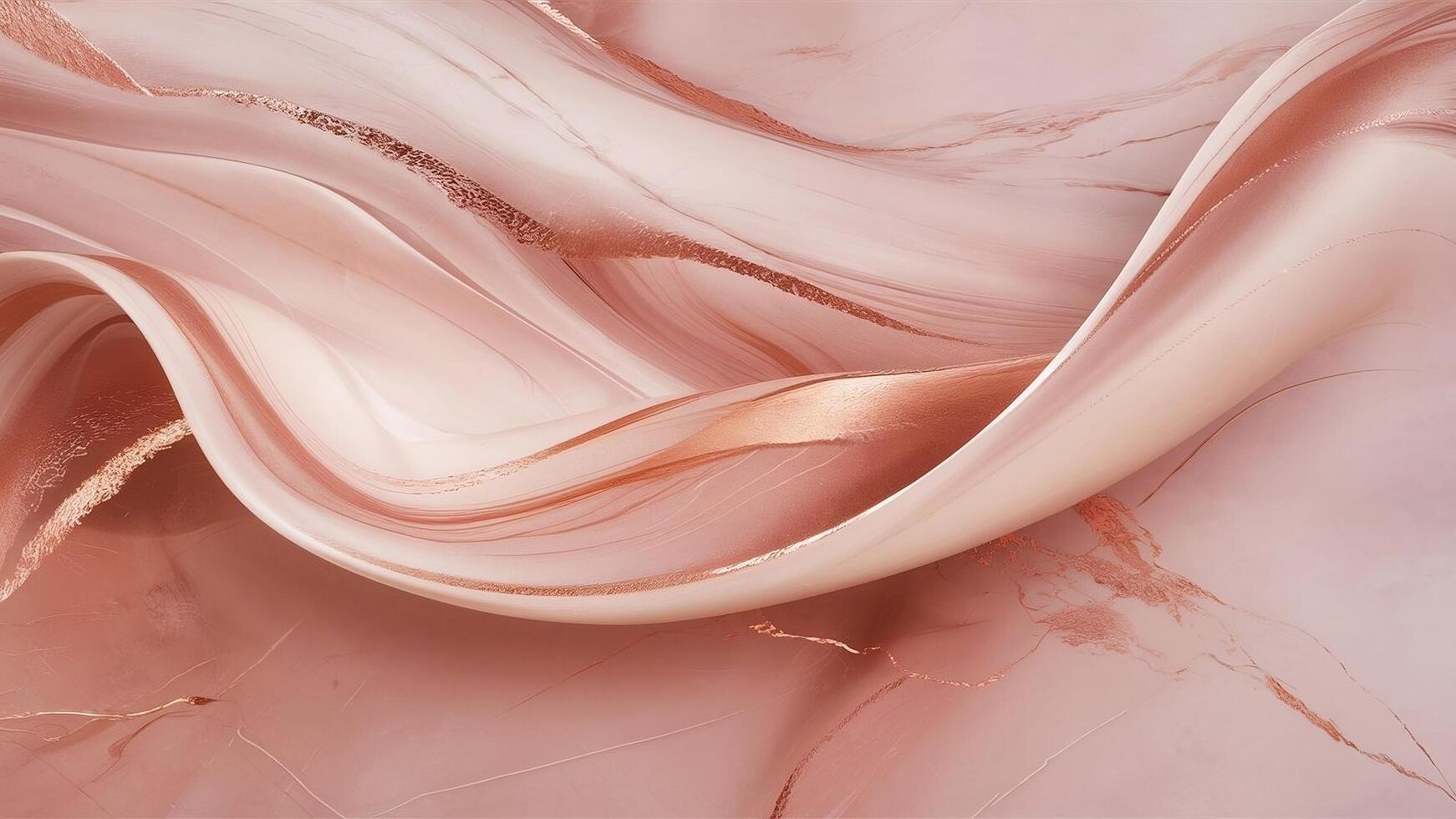 Blush Pink and Rose Gold marble background pink fluid patterns photo