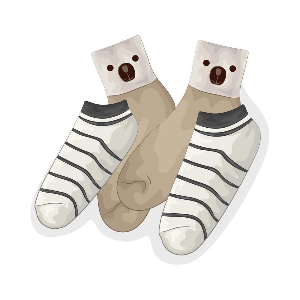 Illustration of women socks vector
