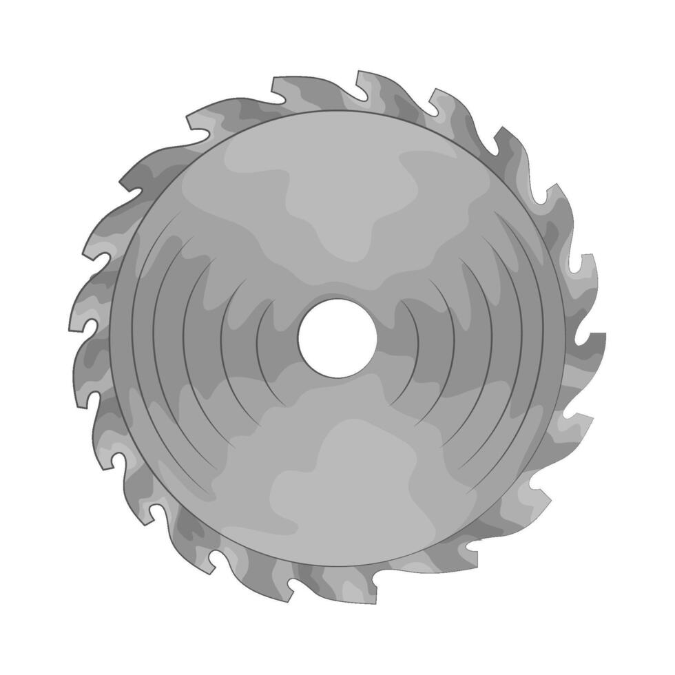 Illustration of circular saw vector