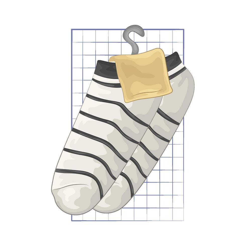 Illustration of women socks vector