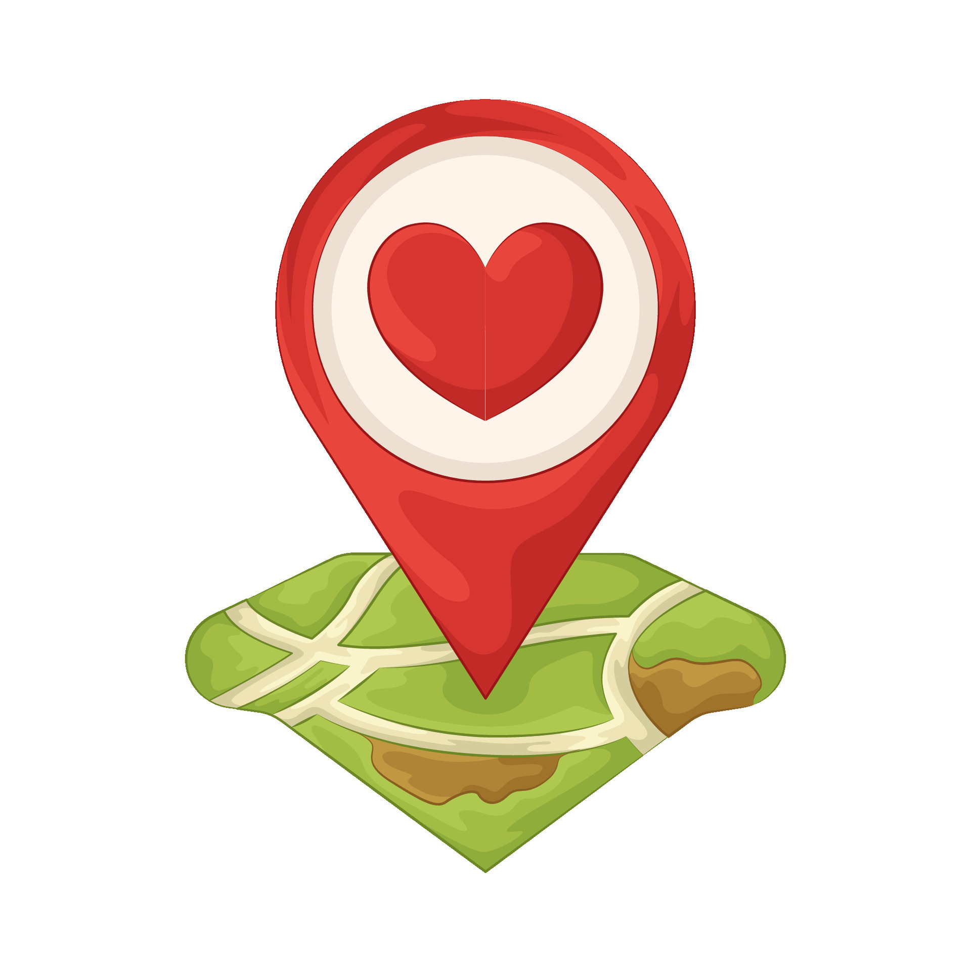 Illustration of love location 46807669 Vector Art at Vecteezy