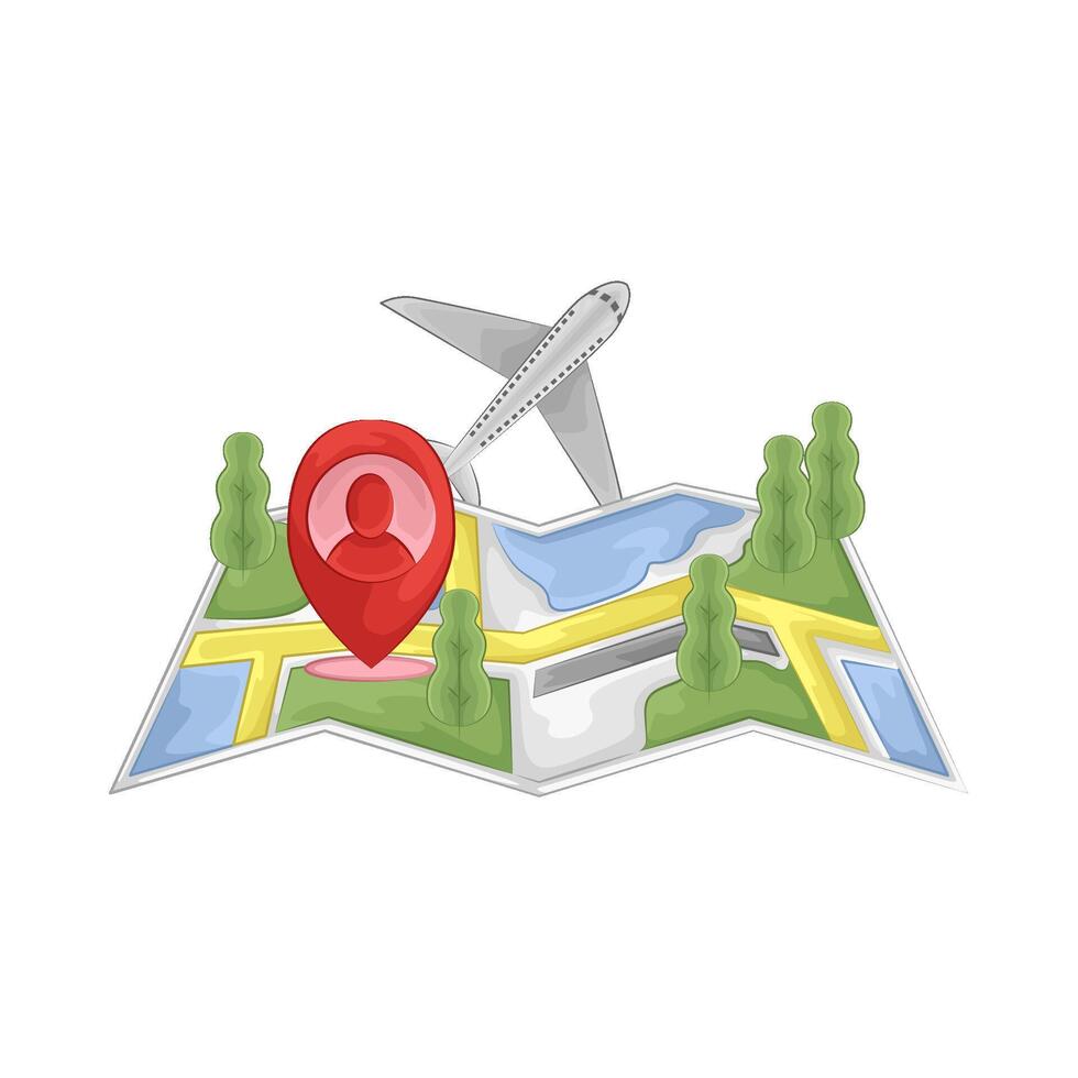 Illustration of user location vector