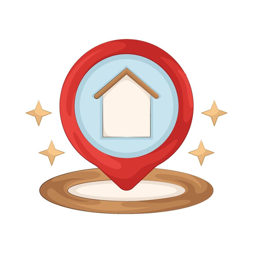 Illustration of home location vector