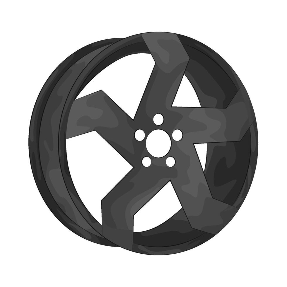 Illustration of tire vector
