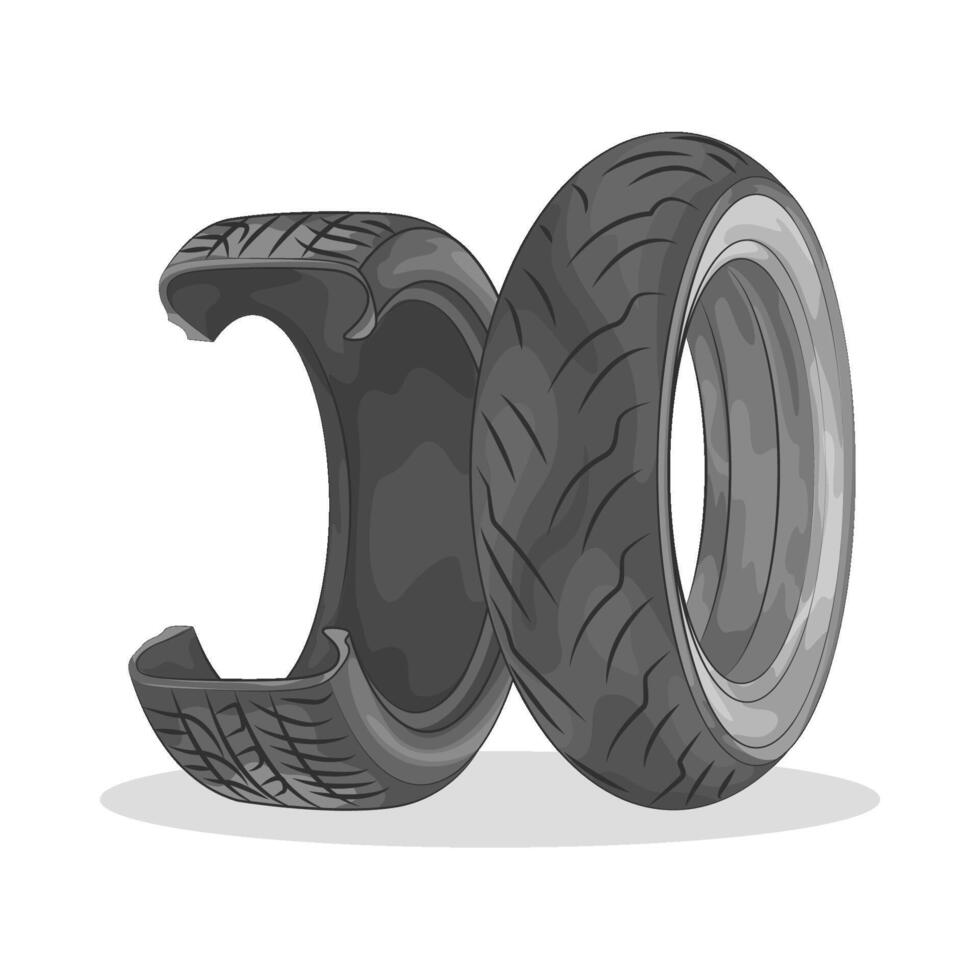 Illustration of tire vector