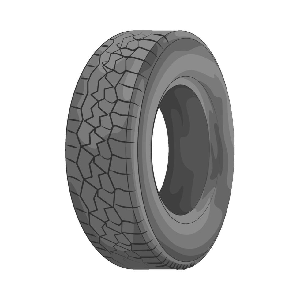 Illustration of tire vector