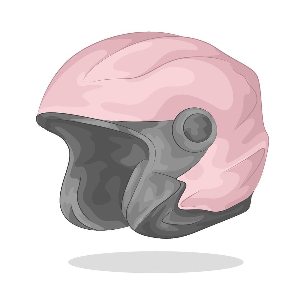Illustration of motorcycle helmet vector