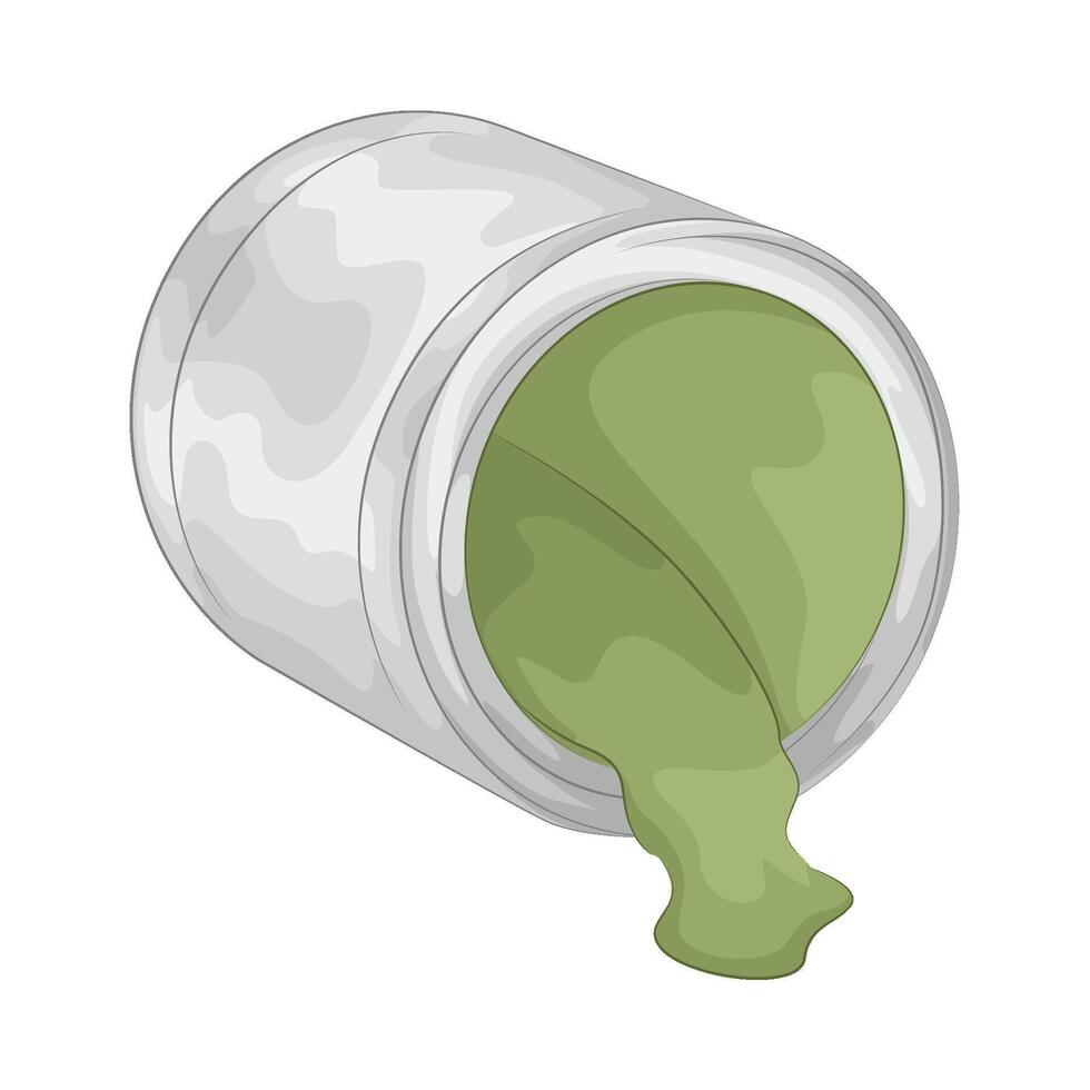 Illustration of paint bucket vector