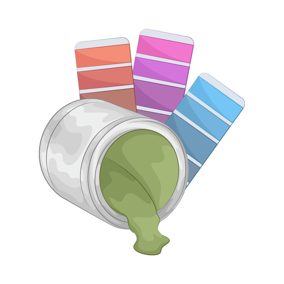 Illustration of paint bucket vector