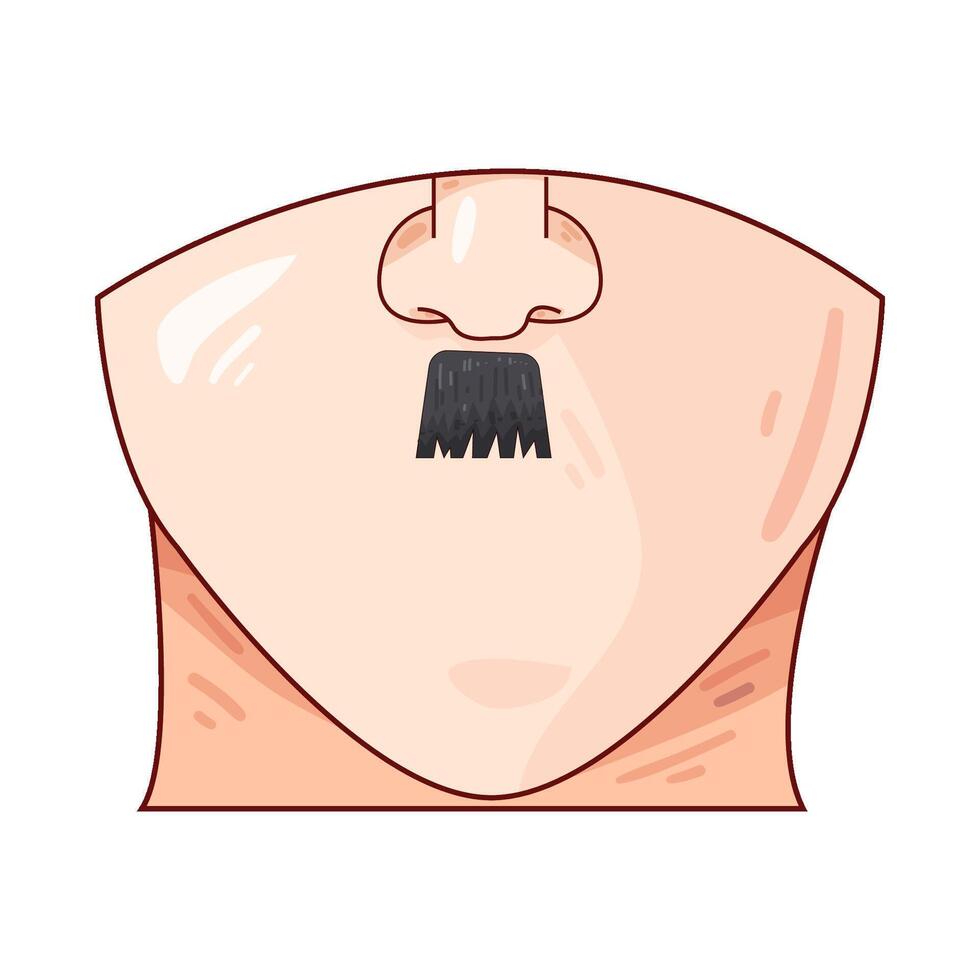 Illustration of mustache vector
