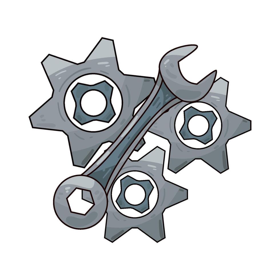 ilustración de reparar vector