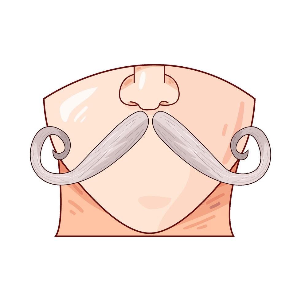 Illustration of mustache vector