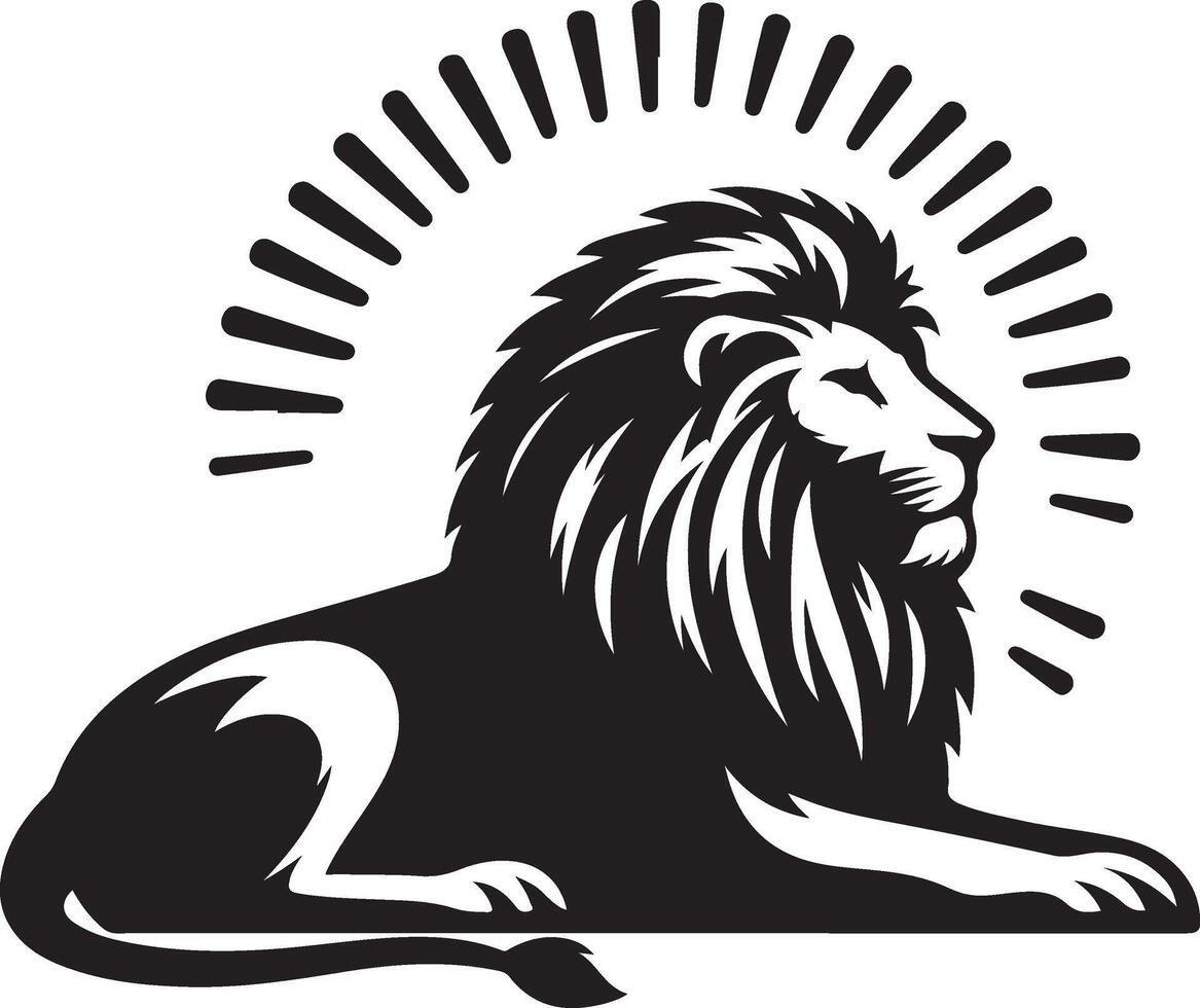 Lion Silhouette illustration vector