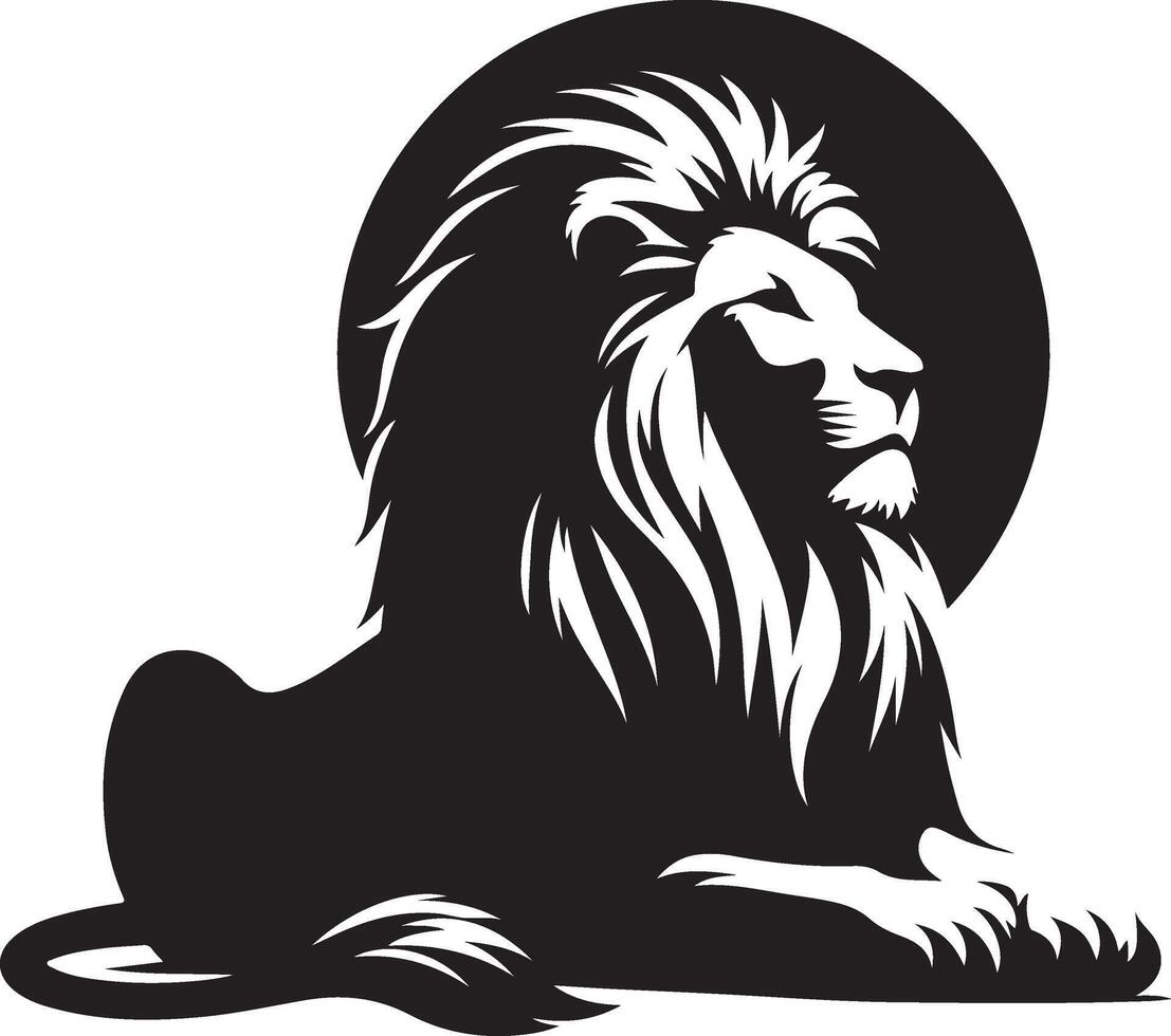 Lion Silhouette illustration vector