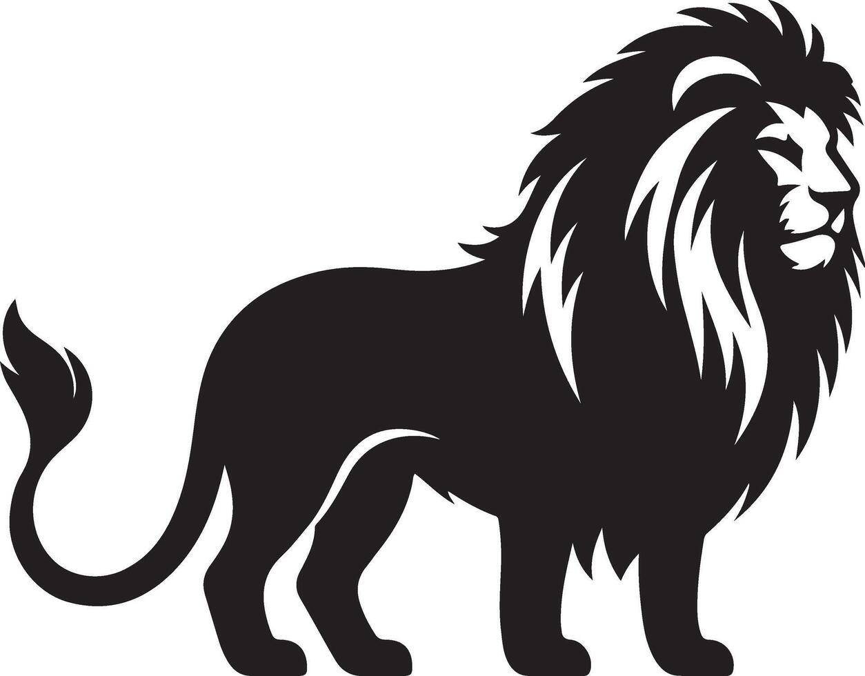 Lion Silhouette illustration vector