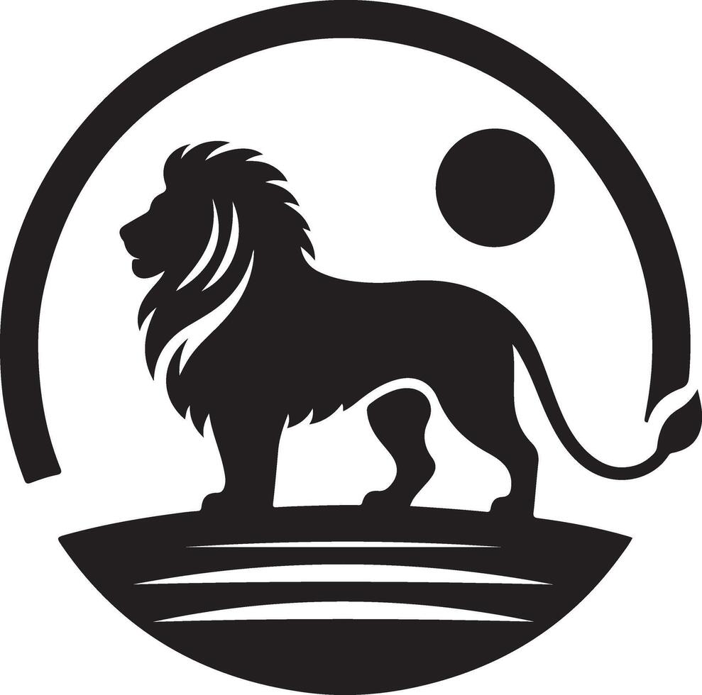 Lion Silhouette illustration vector