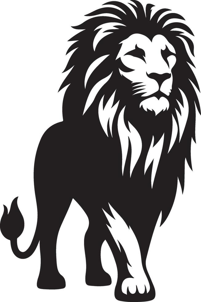 Lion Silhouette illustration vector