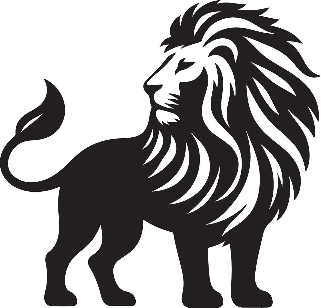Lion Silhouette illustration vector