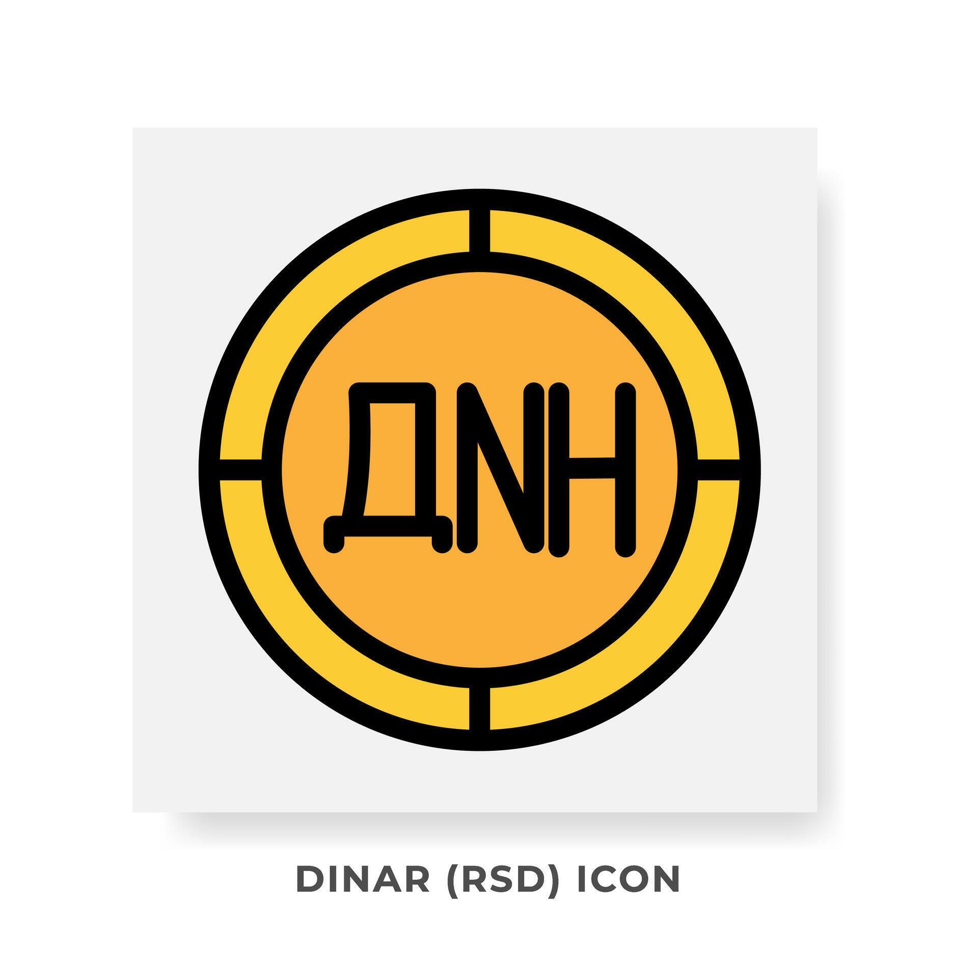 Dinar RSD Currency Icon Serbia Financial Symbol Flat Icons In Golden dinar-rsd-currency-icon-serbia-financial-symbol-flat-icons-in-golden