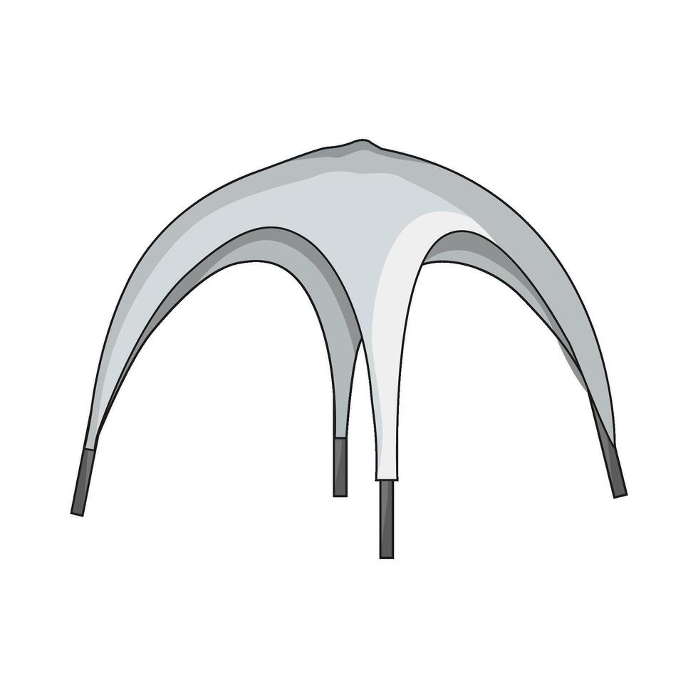 illustration of canopy vector