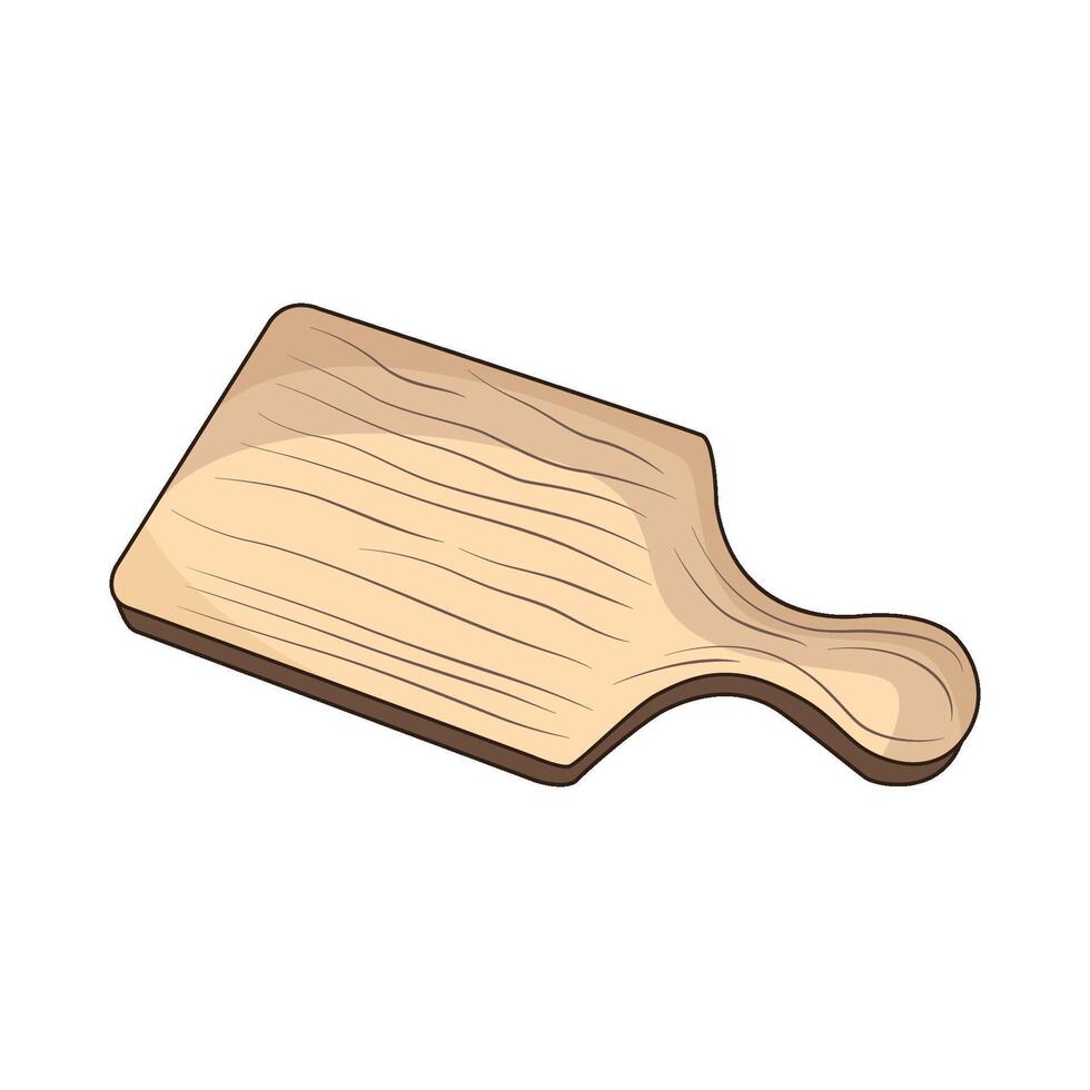 illustration of cutting board vector
