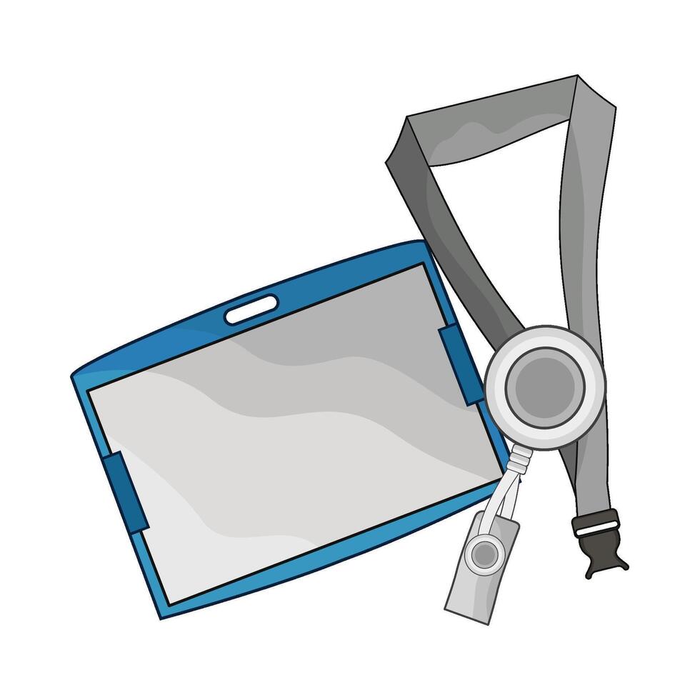 illustration of id card vector