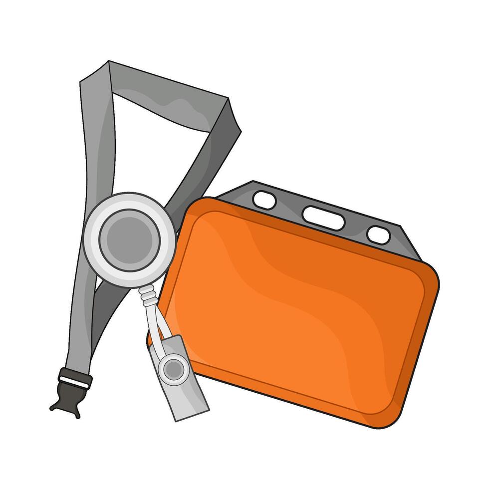 illustration of id card vector