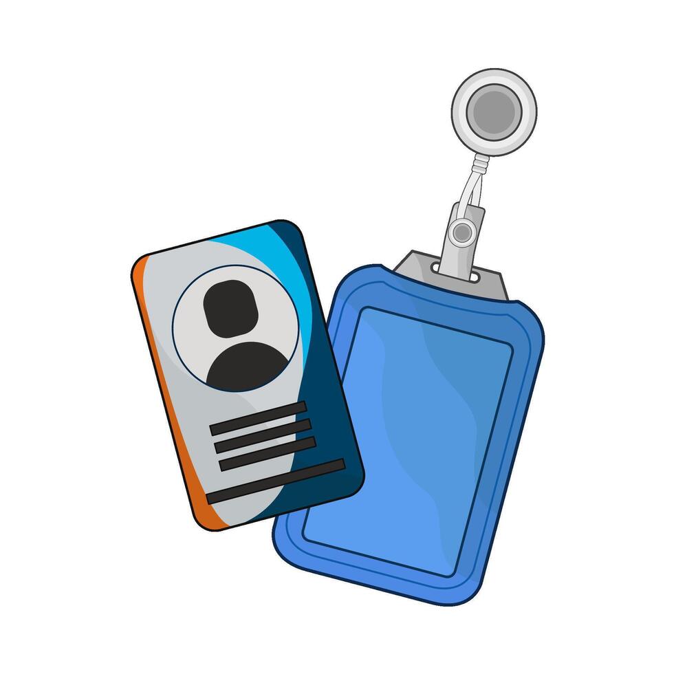 illustration of id card vector