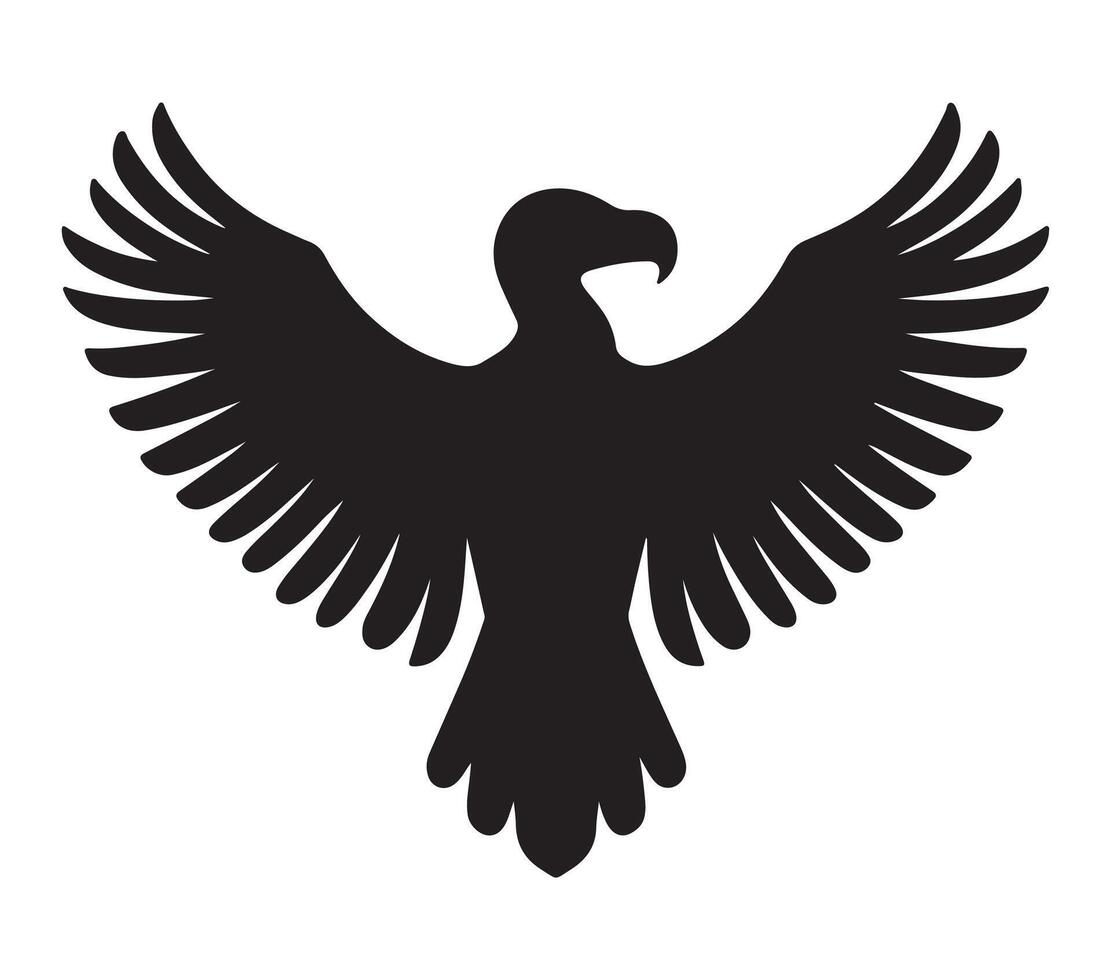 Andean Condor Black Silhouette on white background vector