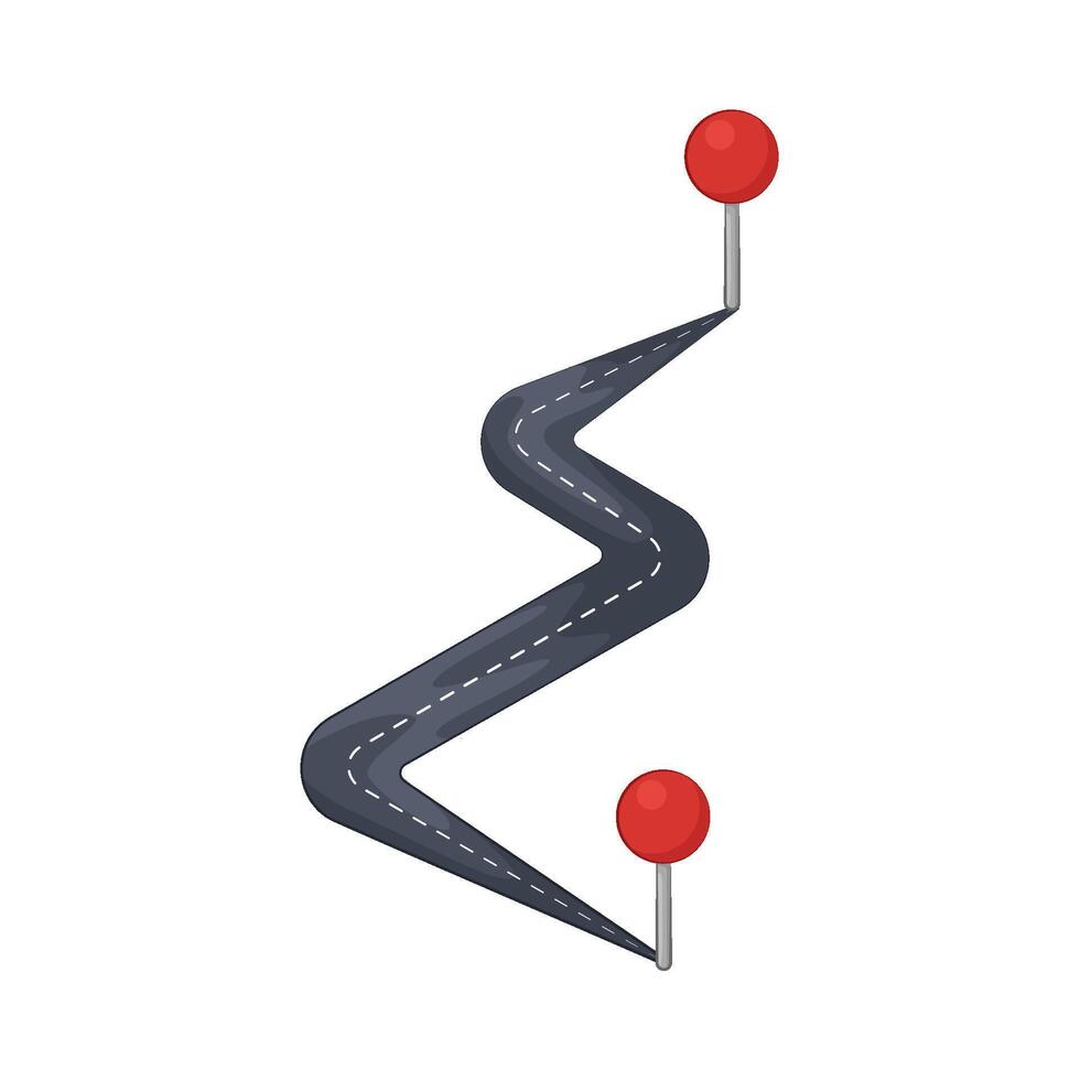 Illustration of location pin vector