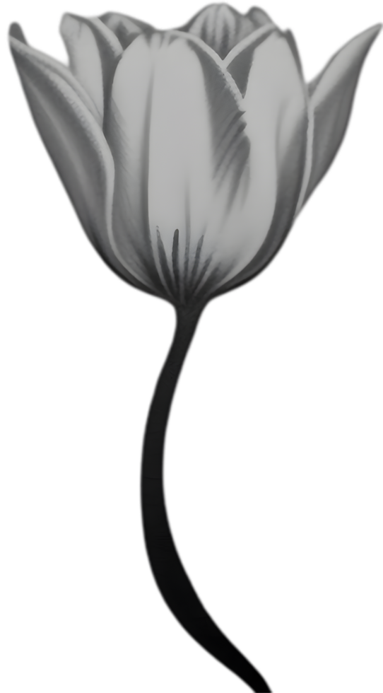 Charming tulip clipart adds spring vibes. AI-generated. png