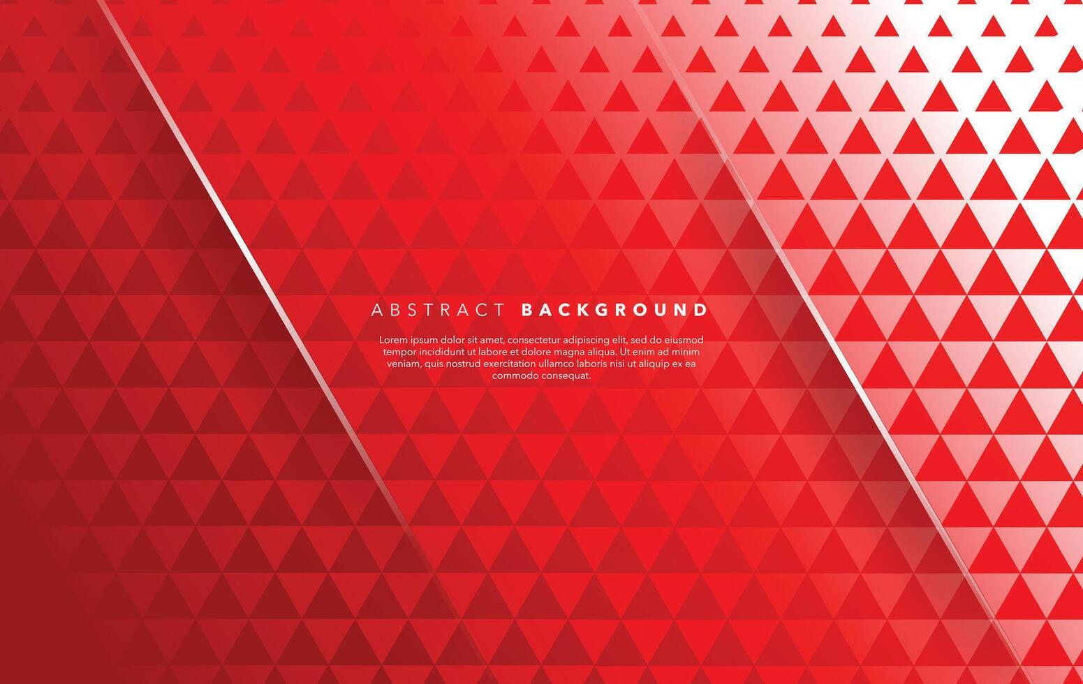 modern red white abstract background template with shadow vector