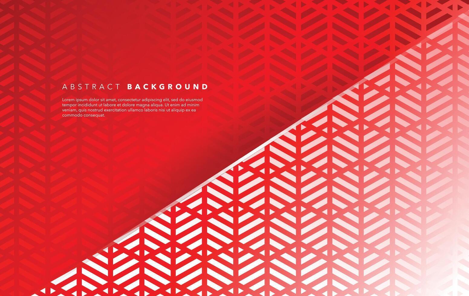 modern red white abstract background template with shadow vector