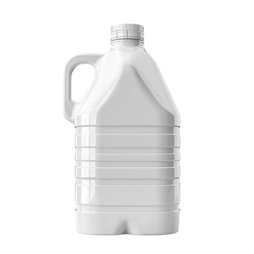 A white plastic jug on a transparent background png