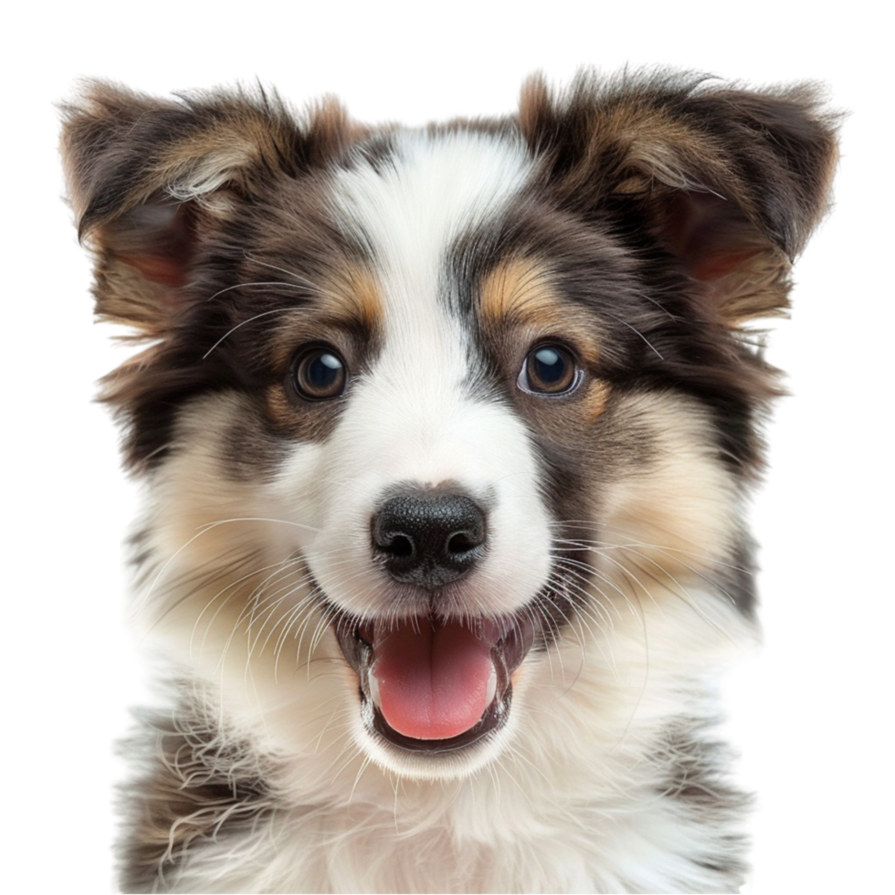 Australian shepherd dog image On Transparent Background. png