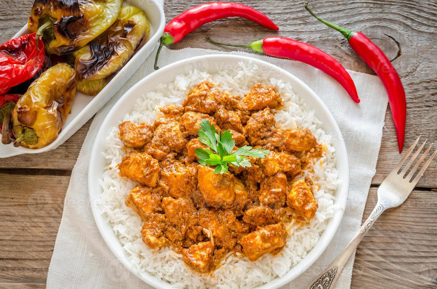 Indian butter chicken photo