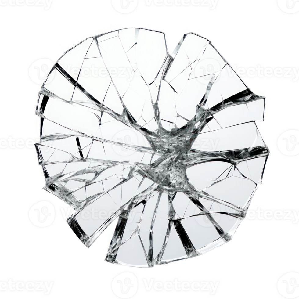 broken glass on a transparent background png